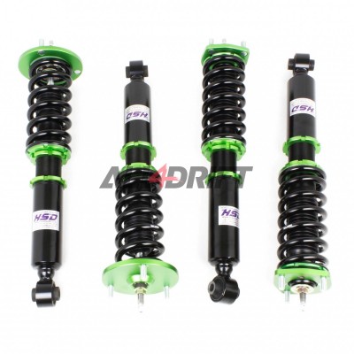 Suspension sport combinés filetés HSD Monopro réglable en hauteur et en dureté Lexus IS XE10