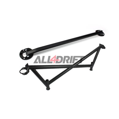 Sada ocelových rozpěrných tyčí BMW E46 - vrchní, přední + zadní XBRACE