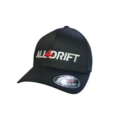 Casquette All4Drift FLEXFIT Noire (S/M, L/XL)