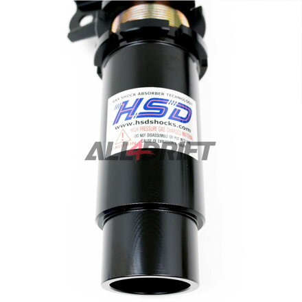 Suspension sport combinés filetés HSD Dualtech réglable en hauteur et en dureté pour BMW E46