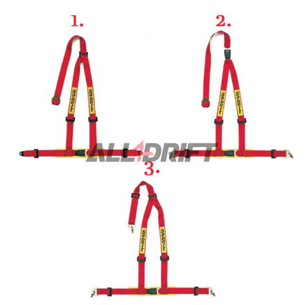 Harnais de sécurité SABELT 3 points avec homologation ECE