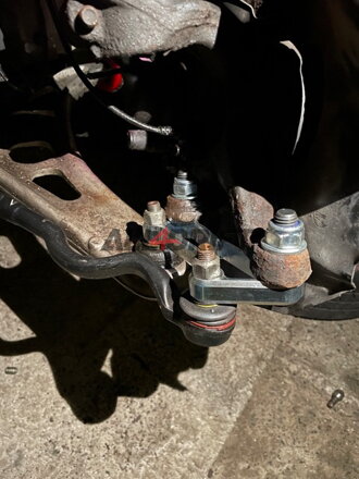 Adaptateur d'angle de braquage DRIFT BMW E46 CNC71 en acier – pour triangles de suspension de série