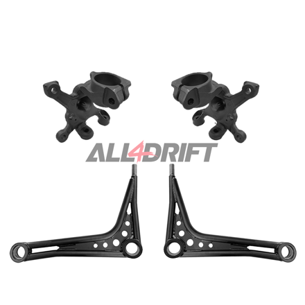 Lock Kit pour augmenter l'angle de braquage BMW E46 - Bras de suspension version 3.0