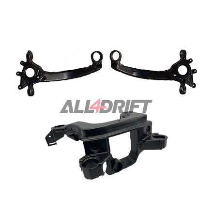 Berceau arrière et bras tirés BMW E36 renforcés + silentblocs