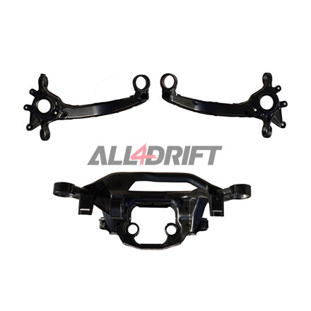 Vyztužena nápravnice a podélní ramena BMW E46 + silentbloky / unibally 