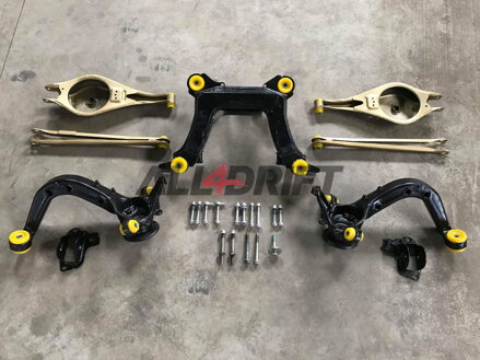 Kit de Silentblocs en polyuréthane pour essieu arrière BMW E36 + Différentiel