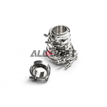 Collier de serrage V-Band 2-4" (50-101 mm) en acier inoxydable