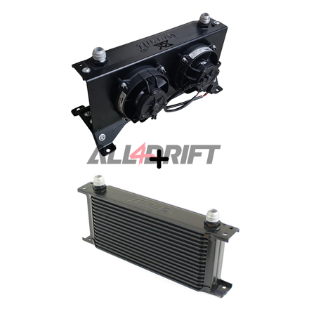 SET RS-Ultimate support + 2 ventilateurs SPAL + refroidisseur 16 rangées performance AN10