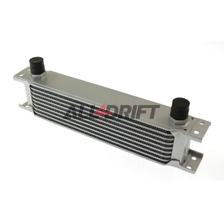 Refroidisseur d'huile Performance, 9 rangées, 260x70x50mm AN10 argent