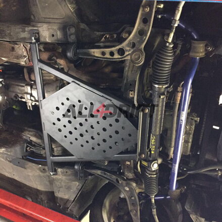 BMW E36 X-Brace - barre anti-rapprochement inférieure avant + protection de carter d'huile