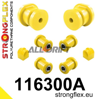 116300A Kit de silentblocs de suspension arrière SPORT - Mercedes W123 (76-86)