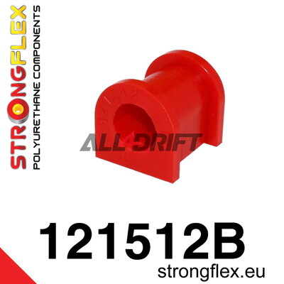 121512B : Silentbloc de barre stabilisatrice arrière - Mitsubishi IV / V / VI (96-01)