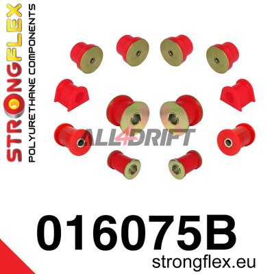 016075B : Kit de silentblocs d'essieu avant - Alfa Romeo 147 (00-10) type 937