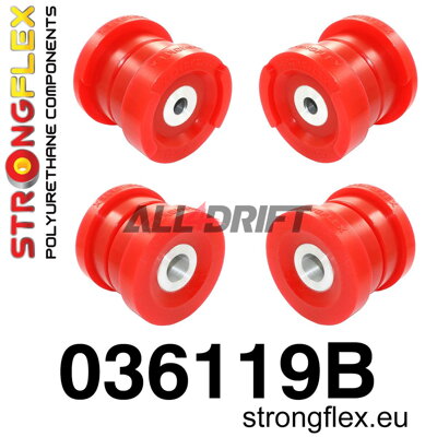 036119B Kit de silentblocs de support d'essieu arrière BMW E46 / X3 / Z4