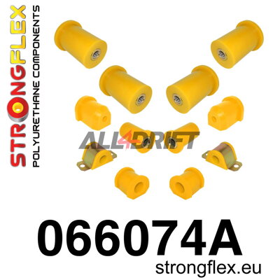 066074A Kit complet de silentblocs d'essieu SPORT Fiat Cinquecento / Seicento