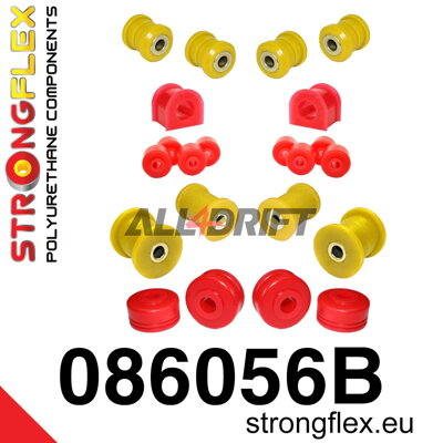 086056B Kit de silentblocs d'essieu avant Honda Civic / CRX