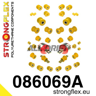 086069A Kompletní sada silentbloků náprav SPORT Honda Civic / CRX