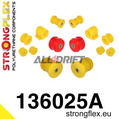 136025A Kit complet de silentblocs de suspension SPORT - Opel / Vauxhall F (91-98)