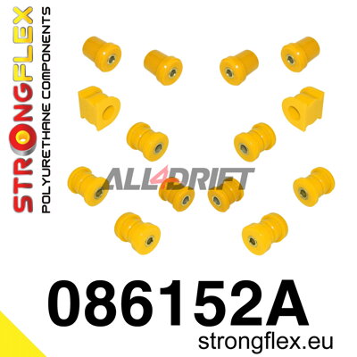 086152A : Kit de silentblocs d'essieu arrière AP2 SPORT - Honda AP2 (04-09)
