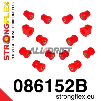 086152B : Kit de silentblocs d'essieu arrière AP2 - Honda AP2 (04-09)