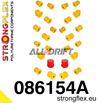 086154A : Kit complet de silentblocs d'essieux AP2 SPORT - Honda AP2 (04-09)