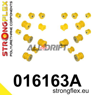 016163A : Kit de silentblocs d'essieu arrière SPORT - Alfa Romeo GTV (95-05) type 916