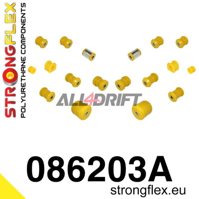086203A : Kit de silentblocs d'essieu arrière SPORT - Honda IV (92-96) BA / BB