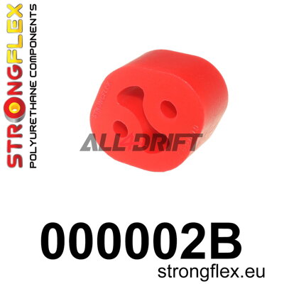 000002B Support de montage d'échappement 27mm - Odboje, Wieszaki tłumika