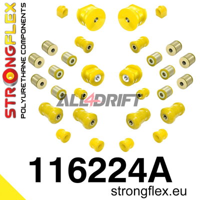 116224A Kit Complet de Silentblocs de Suspension SPORT Mercedes