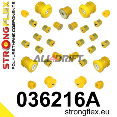 036216A Kit Complet de Silentblocs d'Essieux en Polyuréthane SPORT BMW E9x
