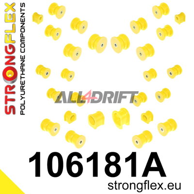 106181A Kit complet de silentblocs d'essieu SPORT - Mazda III (92-02) FD