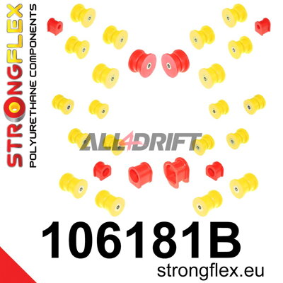 106181B Kit complet de silentblocs d'essieu - Mazda RX-7 III (92-02) FD