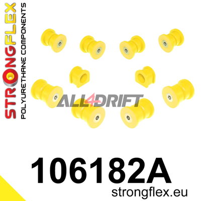 106182A Kit de silentblocs de train avant SPORT - Mazda III (92-02) FD