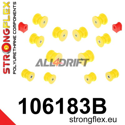 106183B Kit de silentblocs d'essieu arrière - Mazda III (92-02) FD