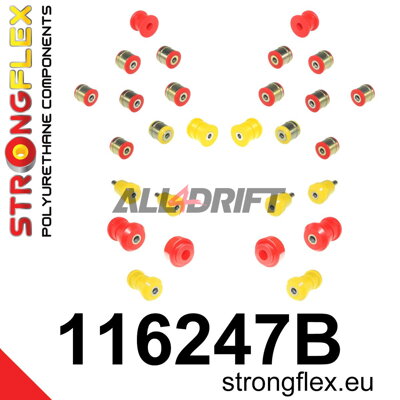 116247B Kit de silentblocs de suspension - Mercedes W140 (91-98)