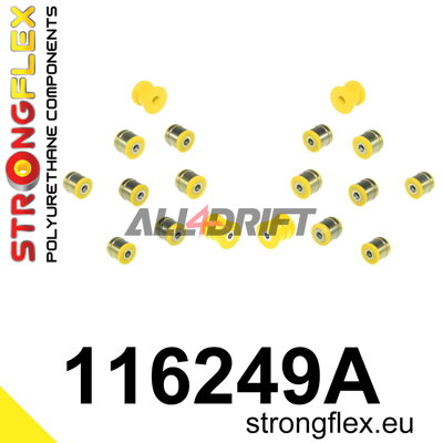 116249A Kit de silentblocs de suspension arrière SPORT - Mercedes W140 (91-98)