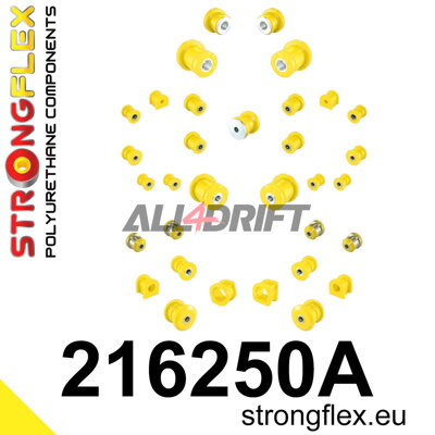 216250A Kompletní sada silentbloků zavěšení SPORT - Lexus II (94-00) XF20