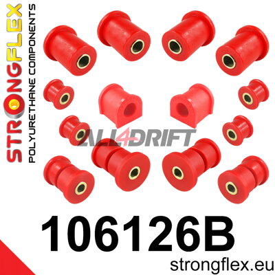 106126B Kit de silentblocs en polyuréthane pour train avant - Mazda I (89-98) NA