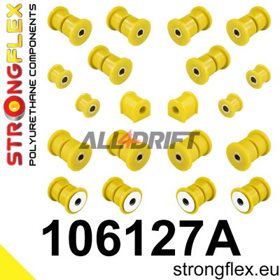 106127A Kit de silentblocs en polyuréthane essieu arrière SPORT - Mazda I (89-98) NA