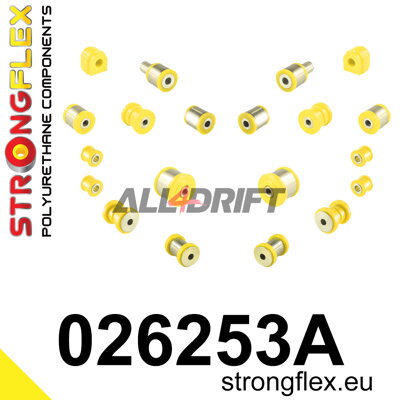 026253A Kit de silentblocs d'essieu arrière SPORT Audi / VW