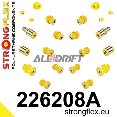 226208A Kit de silentblocs d'essieu arrière SPORT Audi / VW
