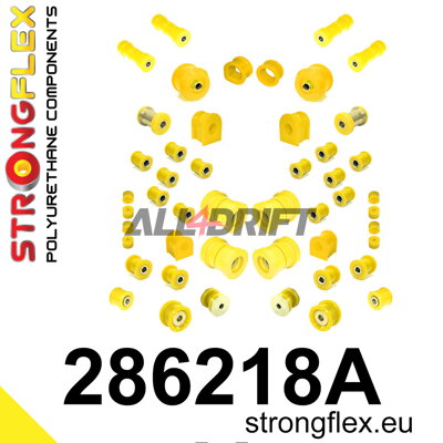 286218A Kompletní sada silentbloků náprav SPORT - Nissan II (90-96) Z32