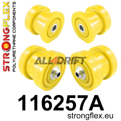 116257A Kit de silentblocs de berceau arrière SPORT - Mercedes GLK (08-15) X204