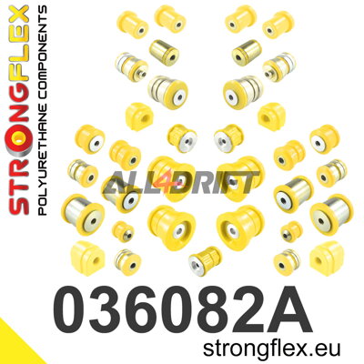 036082A Kit complet de silentblocs d'essieux en polyuréthane SPORT - BMW F01 / F02 XDRIVE