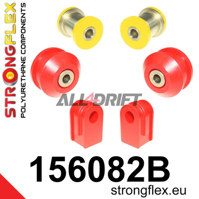 156082B Kit de silentblocs de la suspension avant - Renault III RS