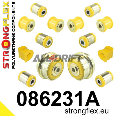 086231A : Kit de silentblocs d'essieu arrière SPORT - Honda VII (02-08) Tourer CM