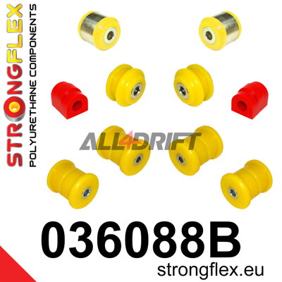 036088B Kit de silentblocs d'essieu arrière BMW E38