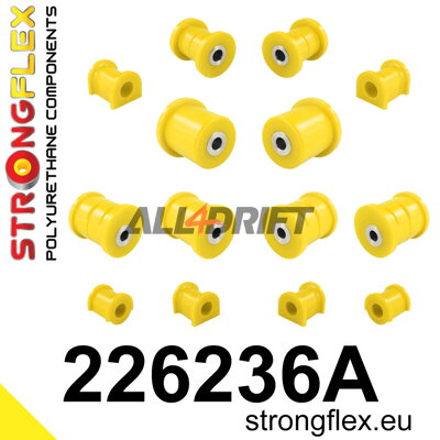 226236A Kit complet de silentblocs de suspension SPORT - Volkswagen T5 (03-15) Caravelle, Multivan, Transporter