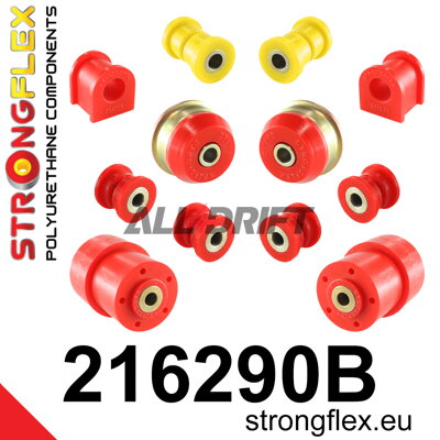 216290B : Kit complet de silentblocs d'essieu - Toyota IX (01-07) E120 E130