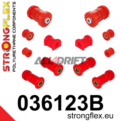 036123B Kit de silentblocs d'essieu arrière BMW E30